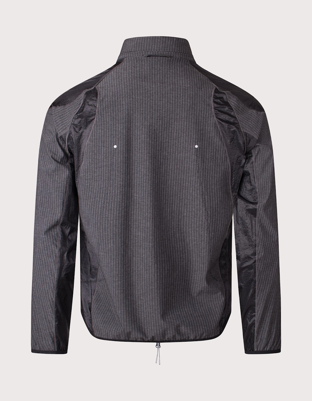 Numb Pinstriped Hooded Wind Jacket