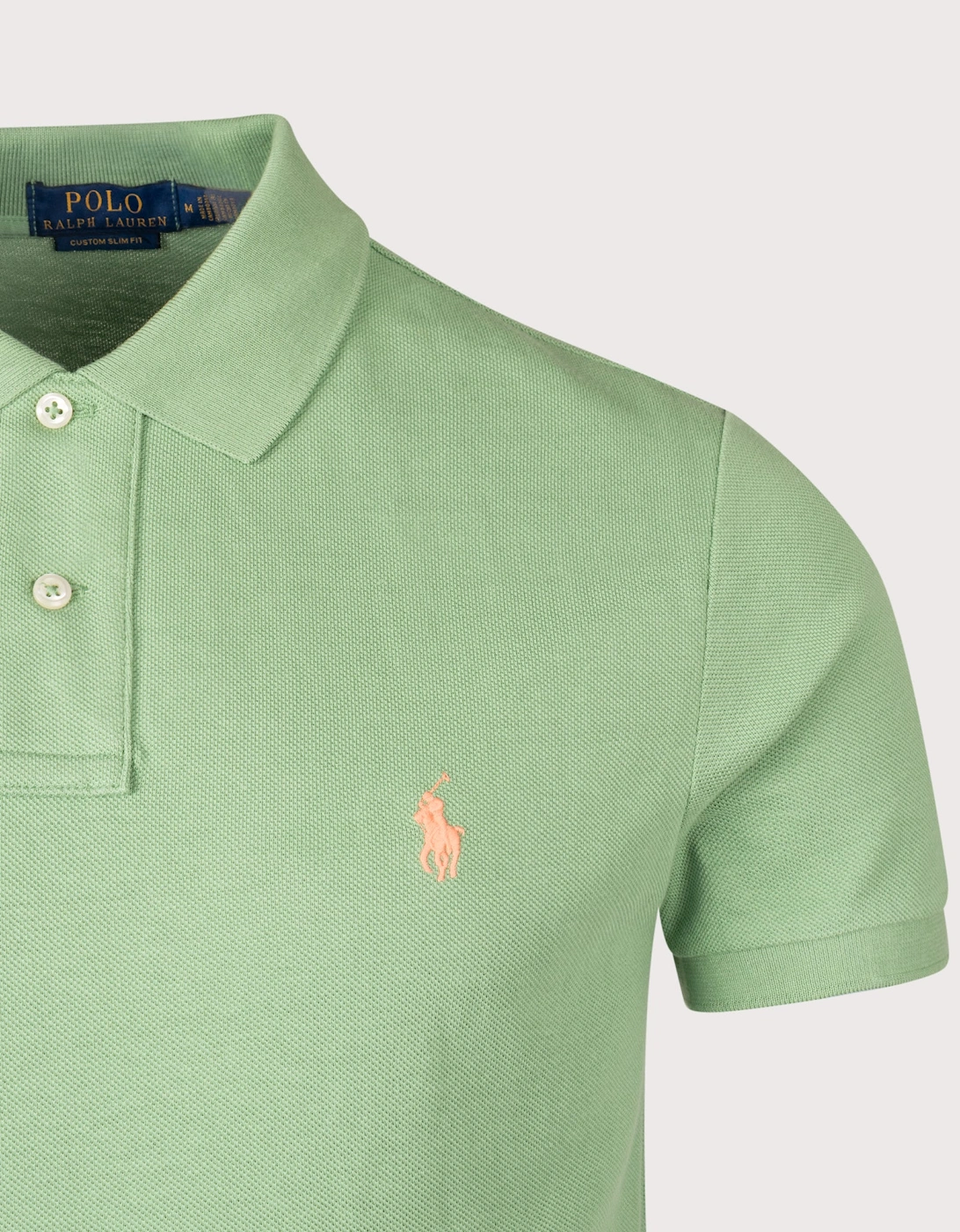 Custom Slim Fit Mesh Polo Shirt