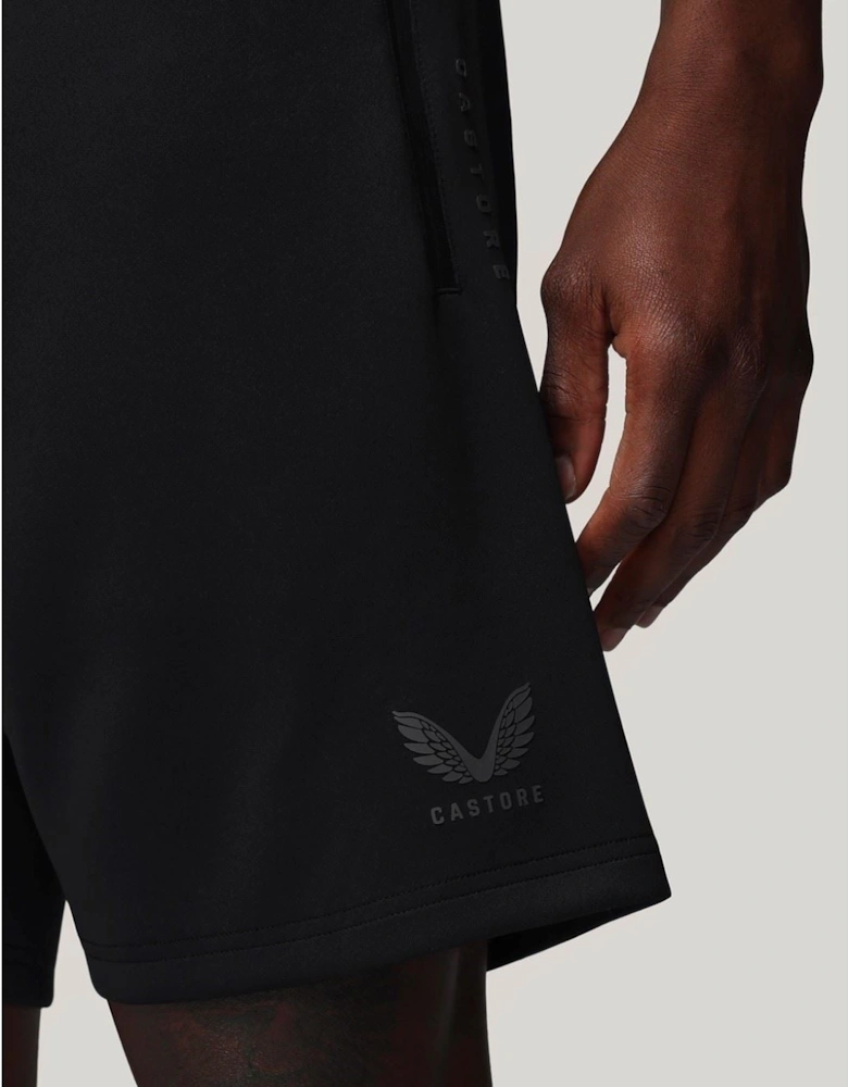 Flex Men's Black Activewear Shorts