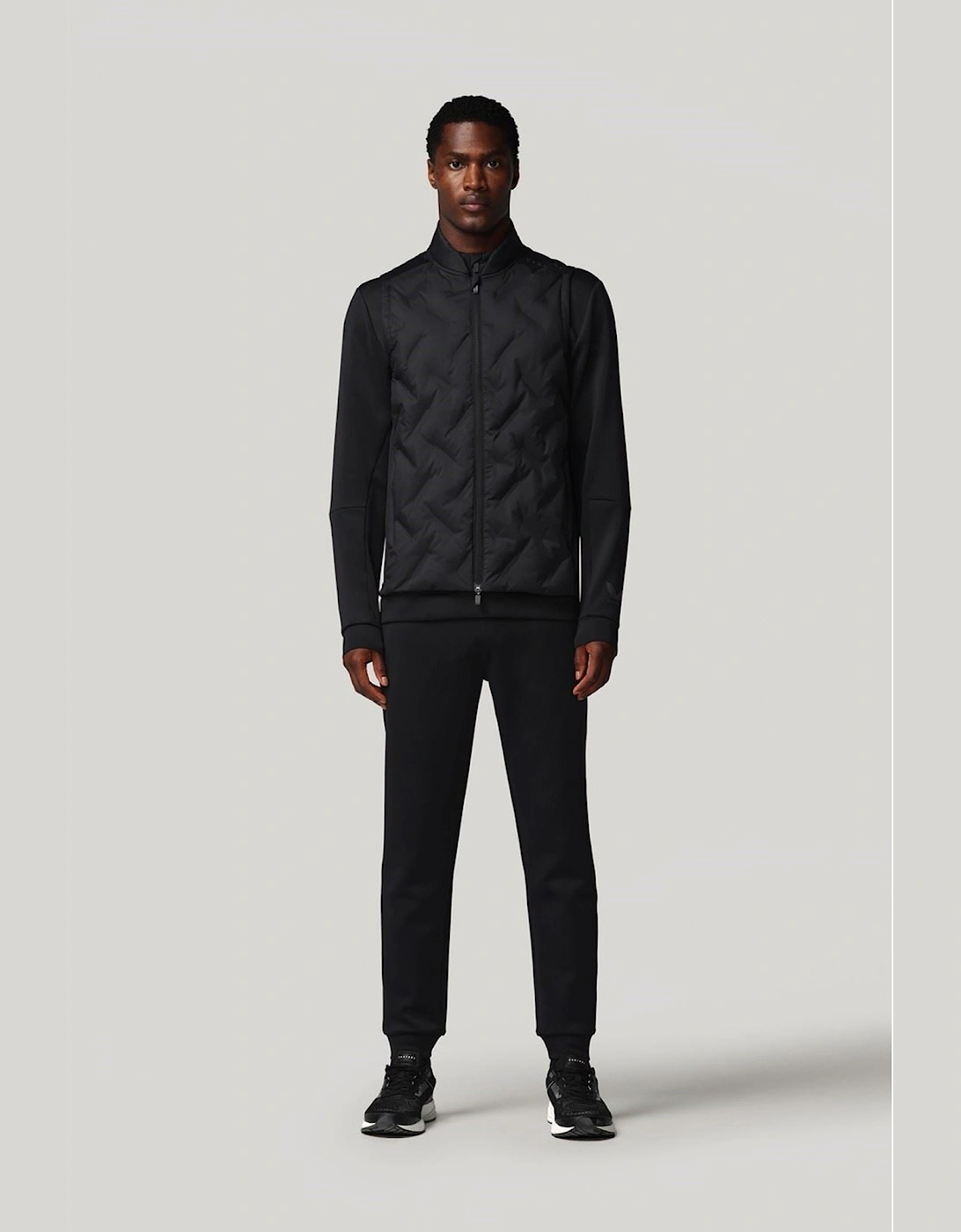 Hybrid Men's Black Gilets