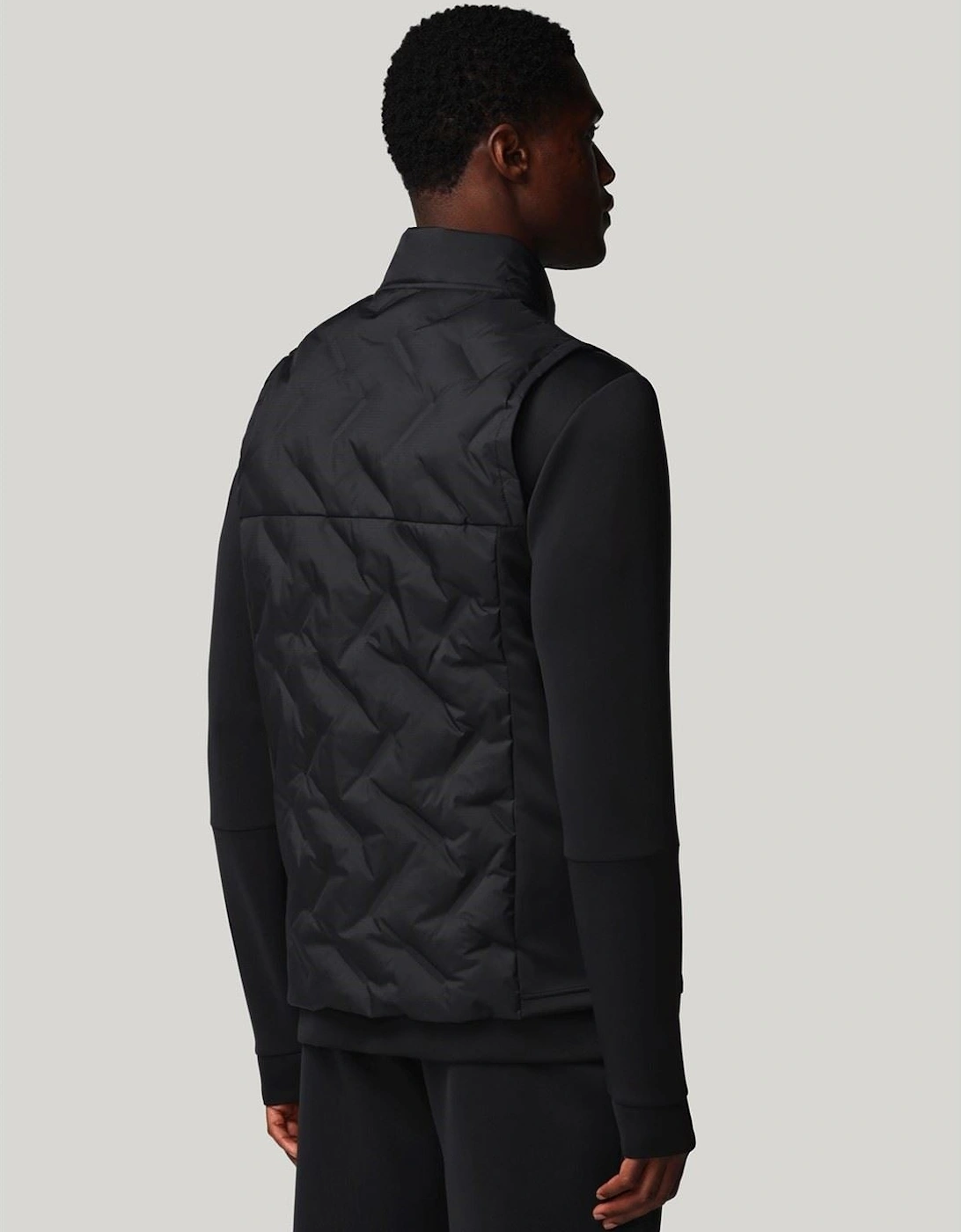 Hybrid Men's Black Gilets