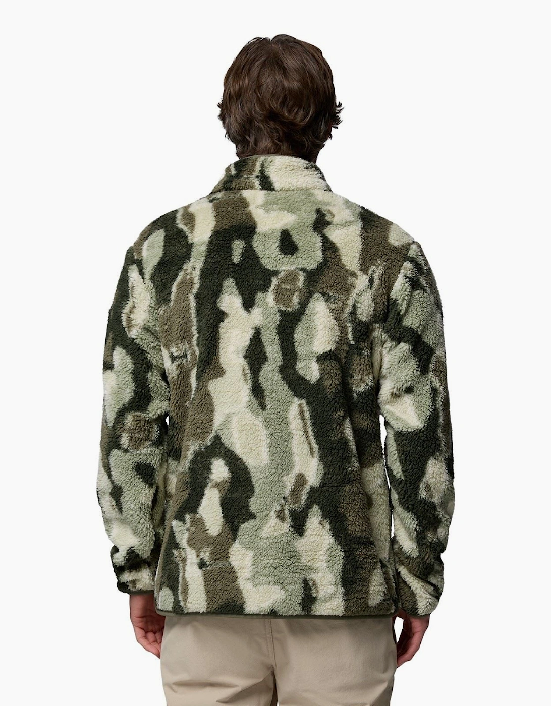 Rugged Ridge High Pile Half Zip Men's Green Fleece Pullover