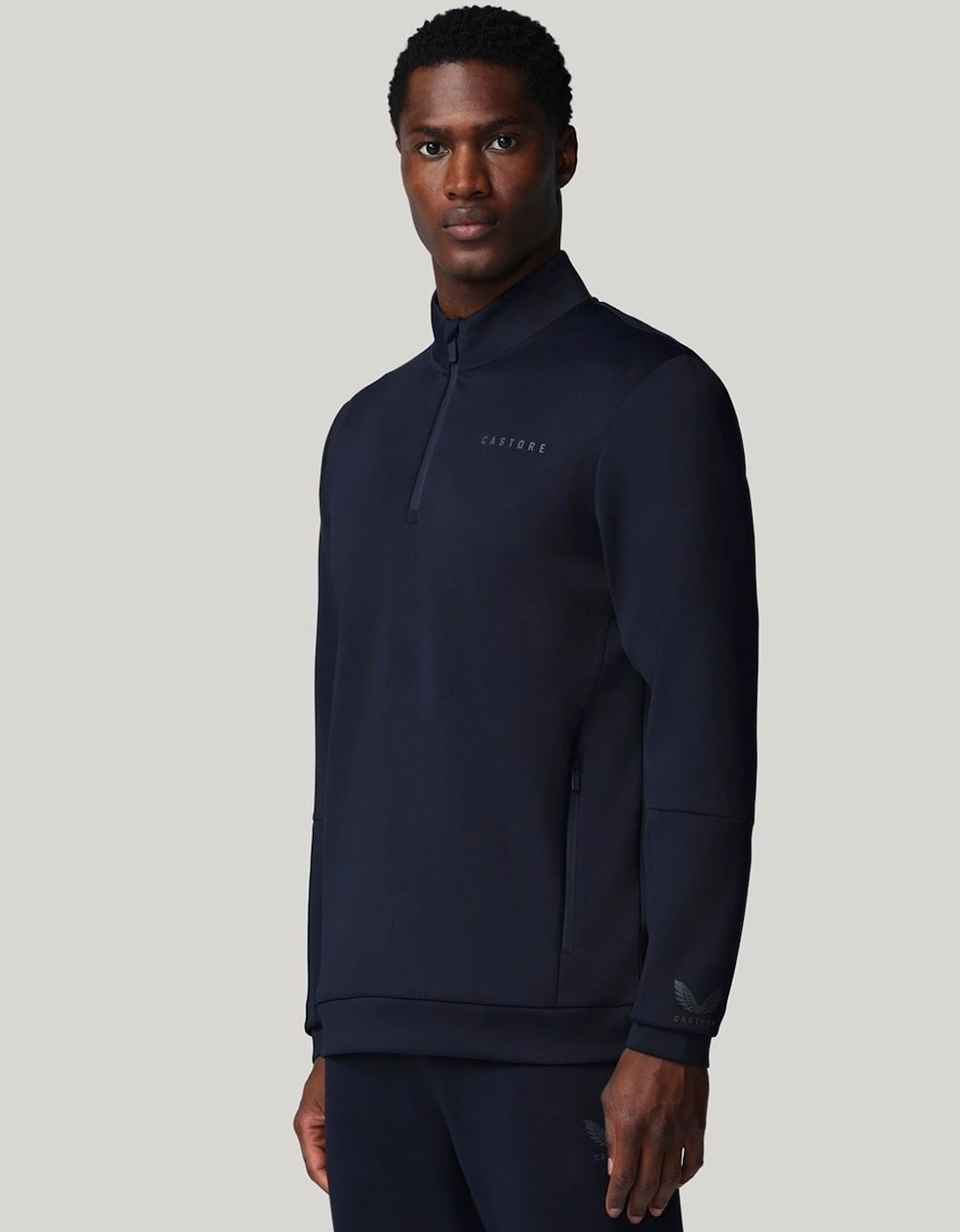 Flex 1/4 Zip Men's Blue Sweatshirt