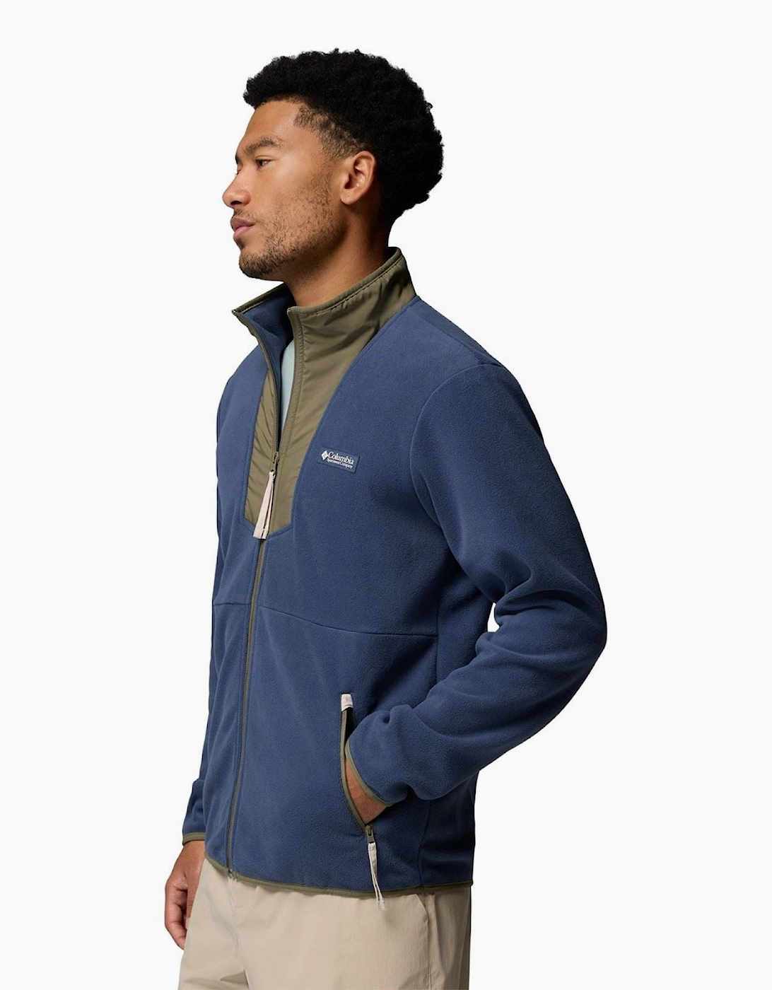 Sequoia Grove Full Zip Men's Blue Fleece Jacket