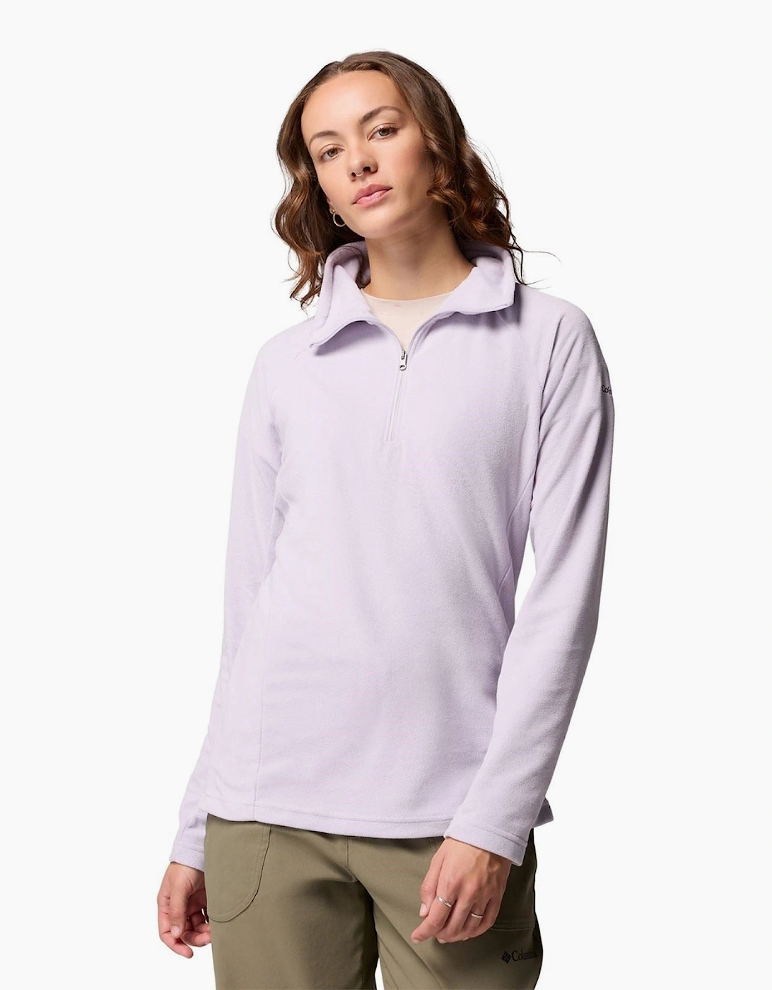 Columbia Women's Columbia Glacial IV 1/2 Zip Women's Purple Fleece Jackets