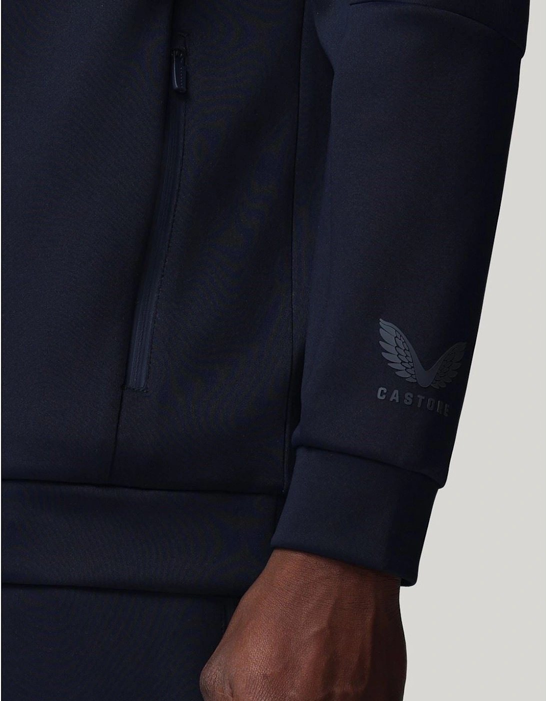 Flex Hoodie Men's Blue Hooded Sweatshirt