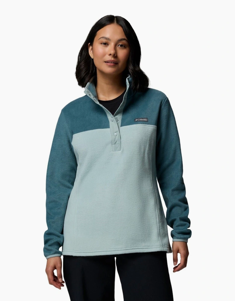 Benton Springs 1/2 Snap Pull Over II Polyester Women's Blue Pullover