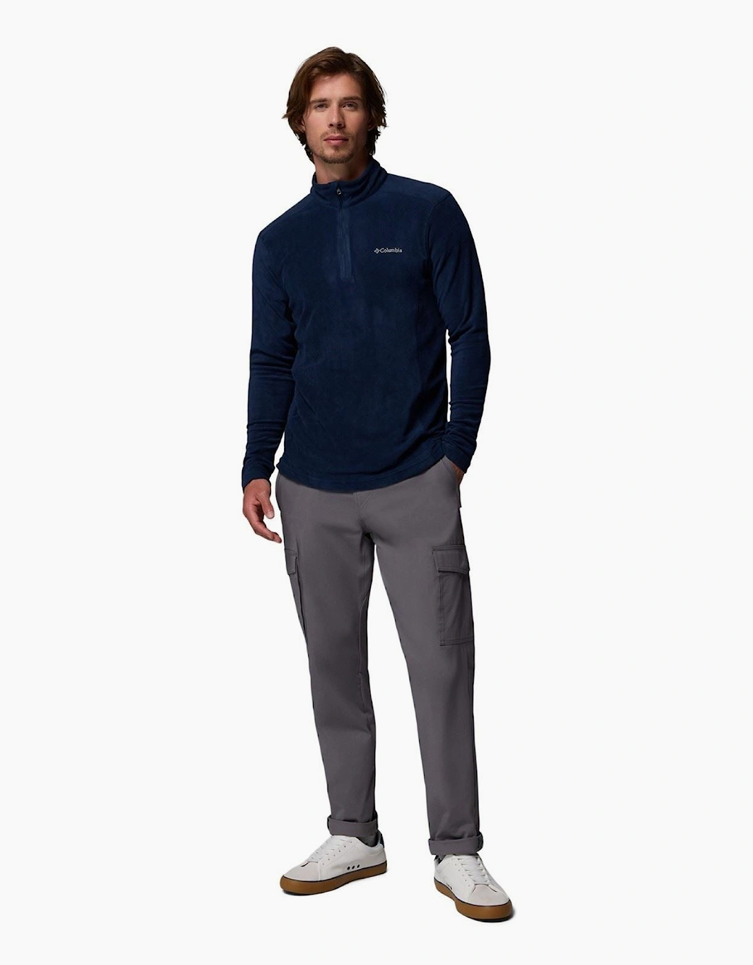 Klamath Range II Half Zip Men's Blue Fleece Jacket