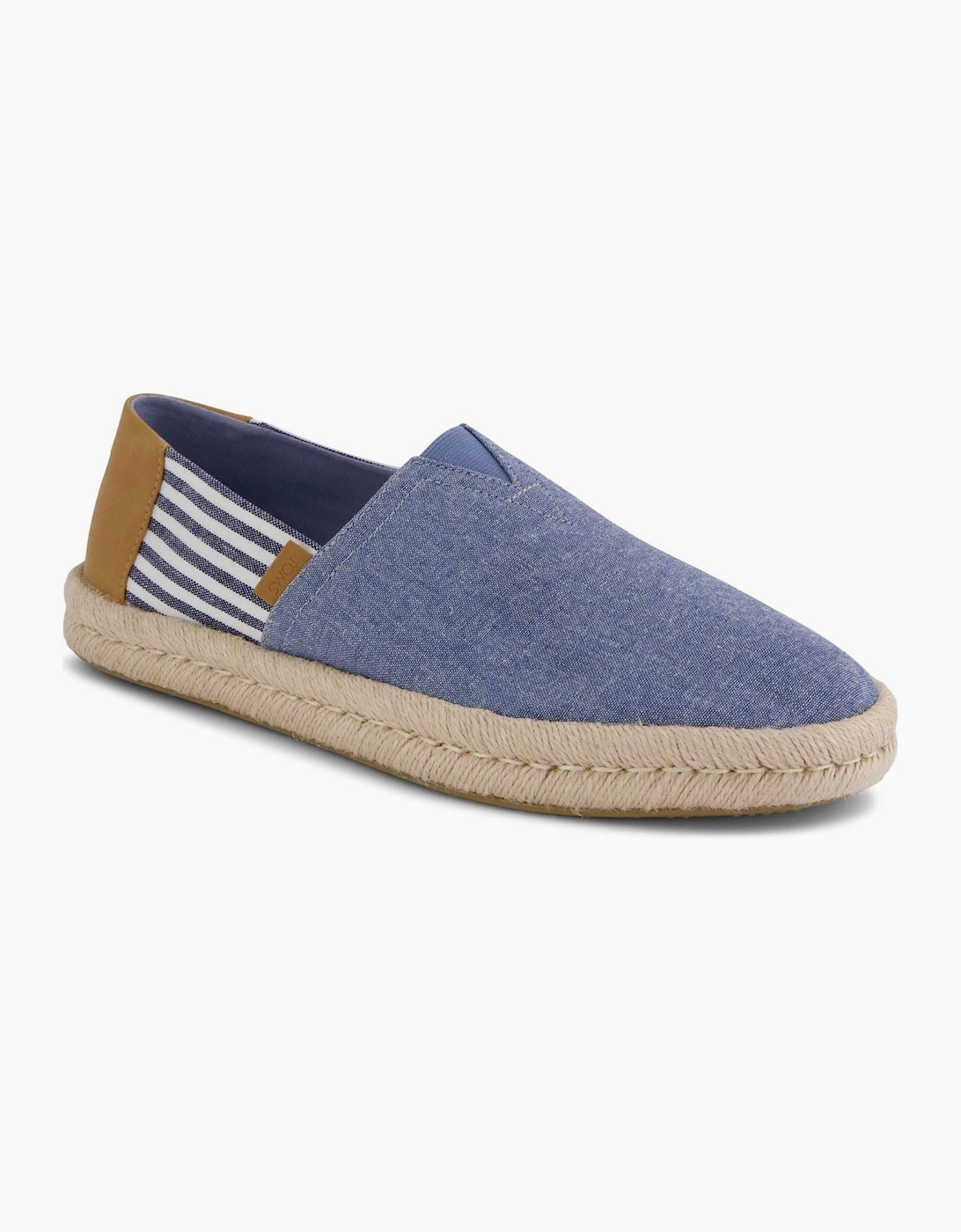 Toms Men's Navy Alpargata Rope 2.0 Textile Espadrilles - Size: 11
