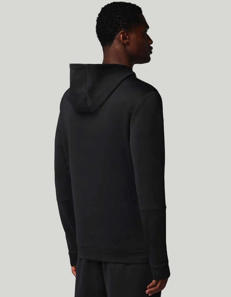 Flex Hoodie Men's Black Hooded Sweatshirt