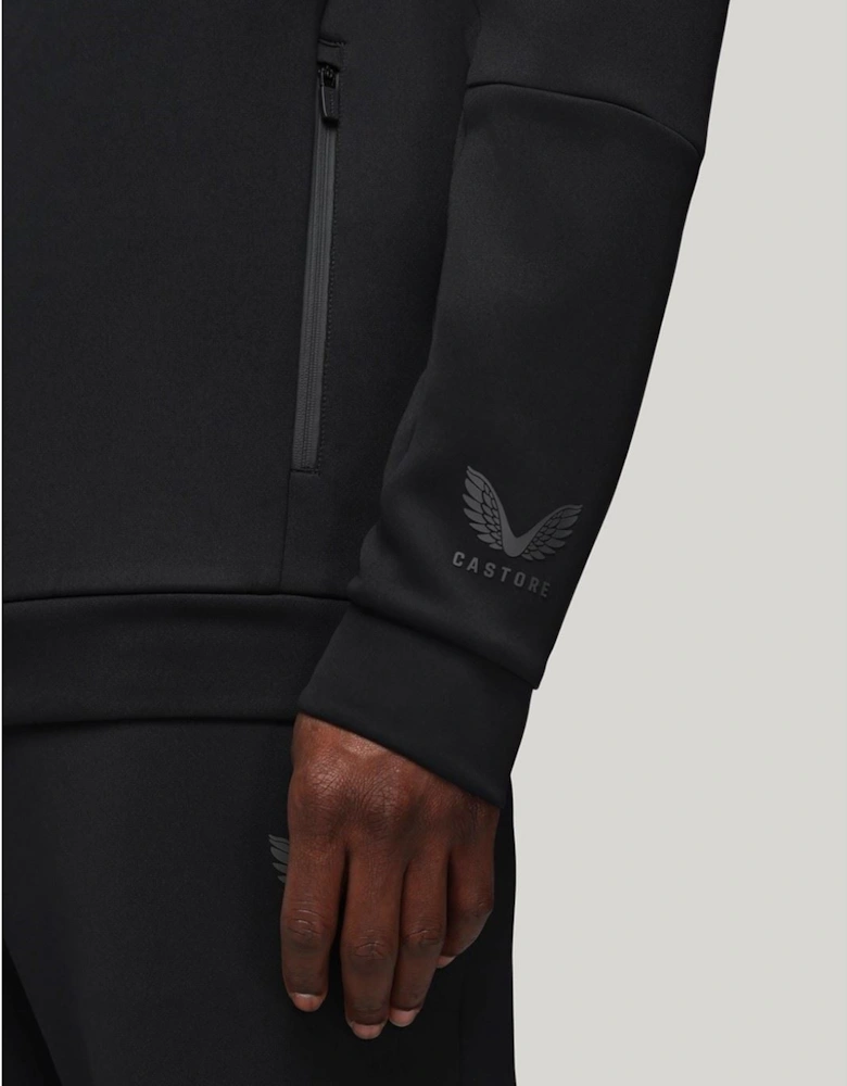 Flex Hoodie Men's Black Hooded Sweatshirt