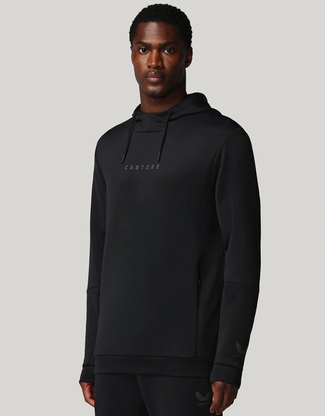 Flex Hoodie Men's Black Hooded Sweatshirt