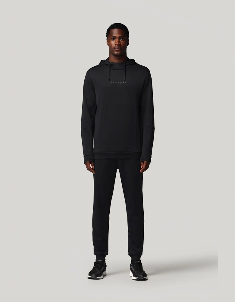 Flex Hoodie Men's Black Hooded Sweatshirt