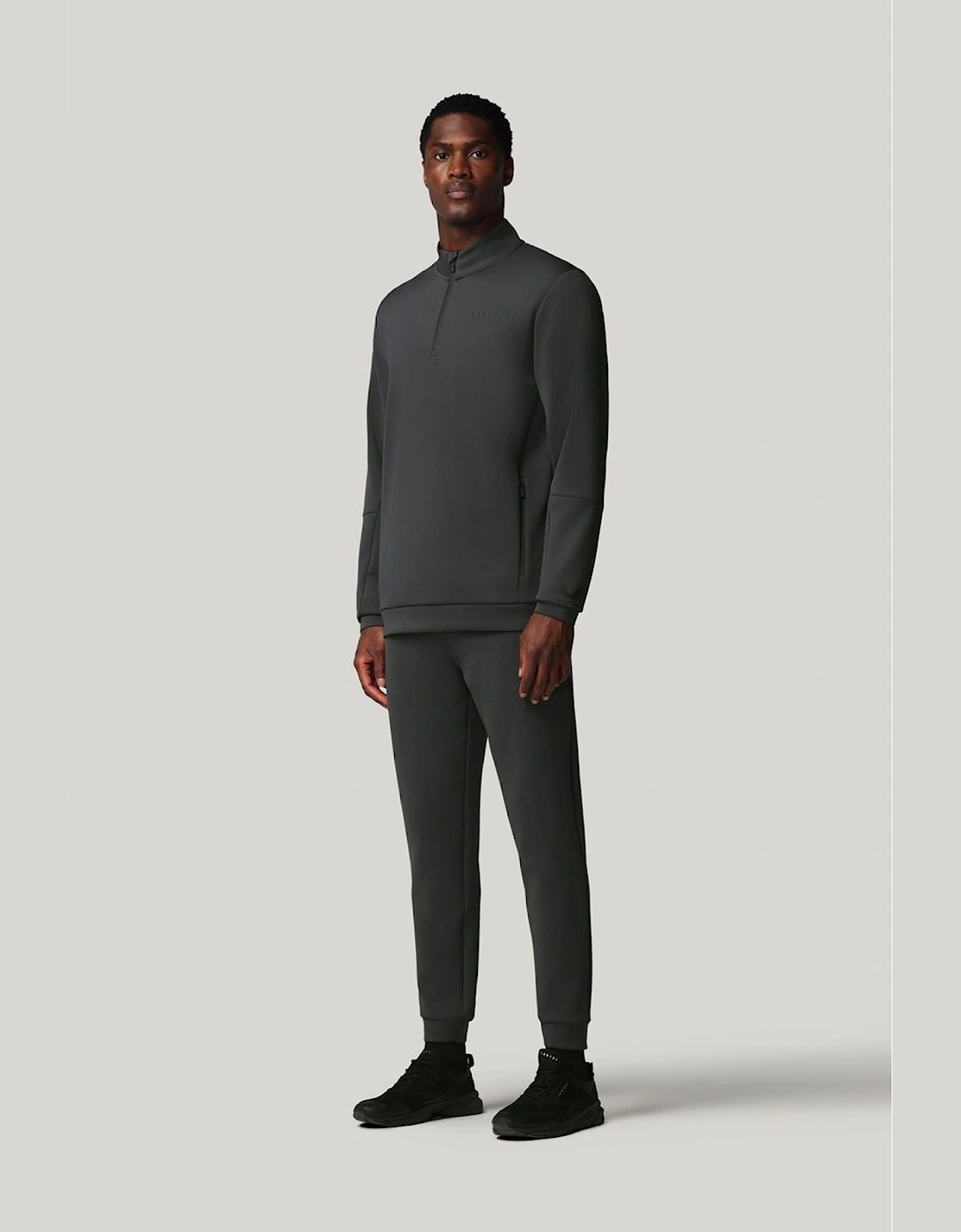 Flex 1/4 Zip Men's Grey Sweatshirt