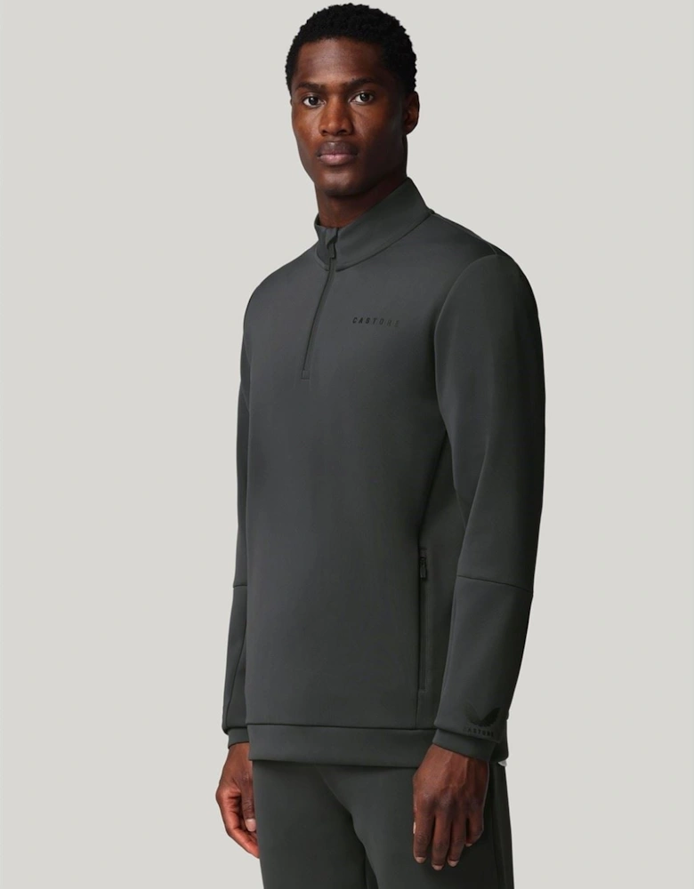 Flex 1/4 Zip Men's Grey Sweatshirt