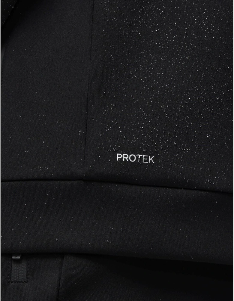 Flex Full Zip Men's Black Hooded Sweatshirt