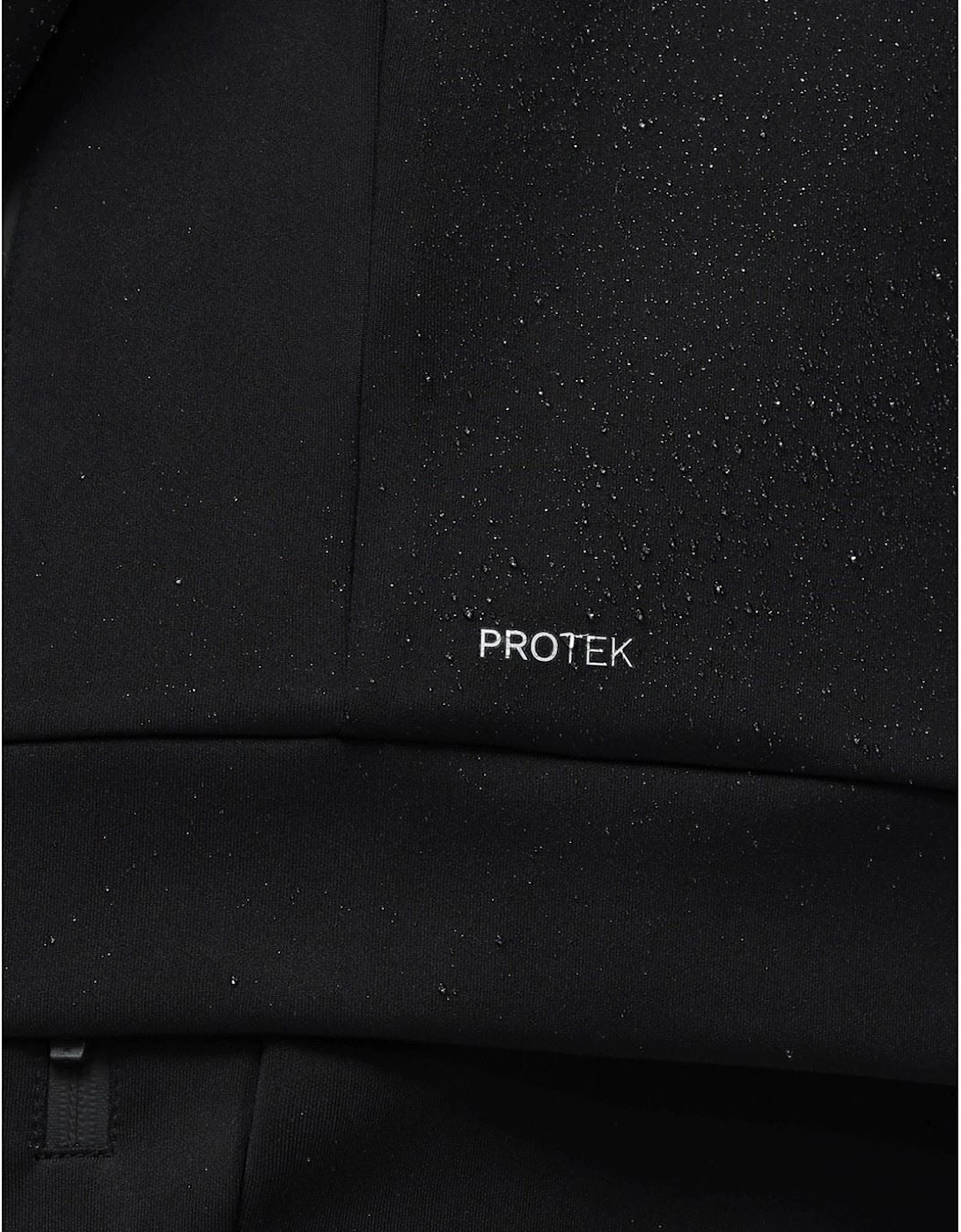 Flex Full Zip Men's Black Hooded Sweatshirt