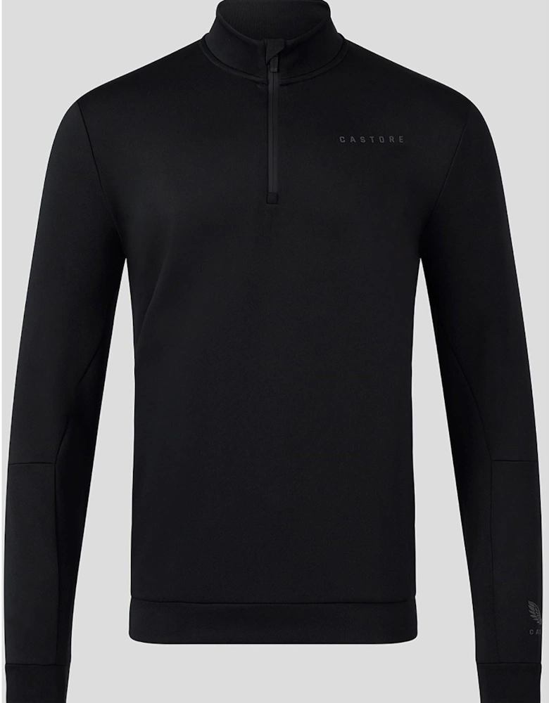 Flex 1/4 Zip Men's Black Sweatshirt