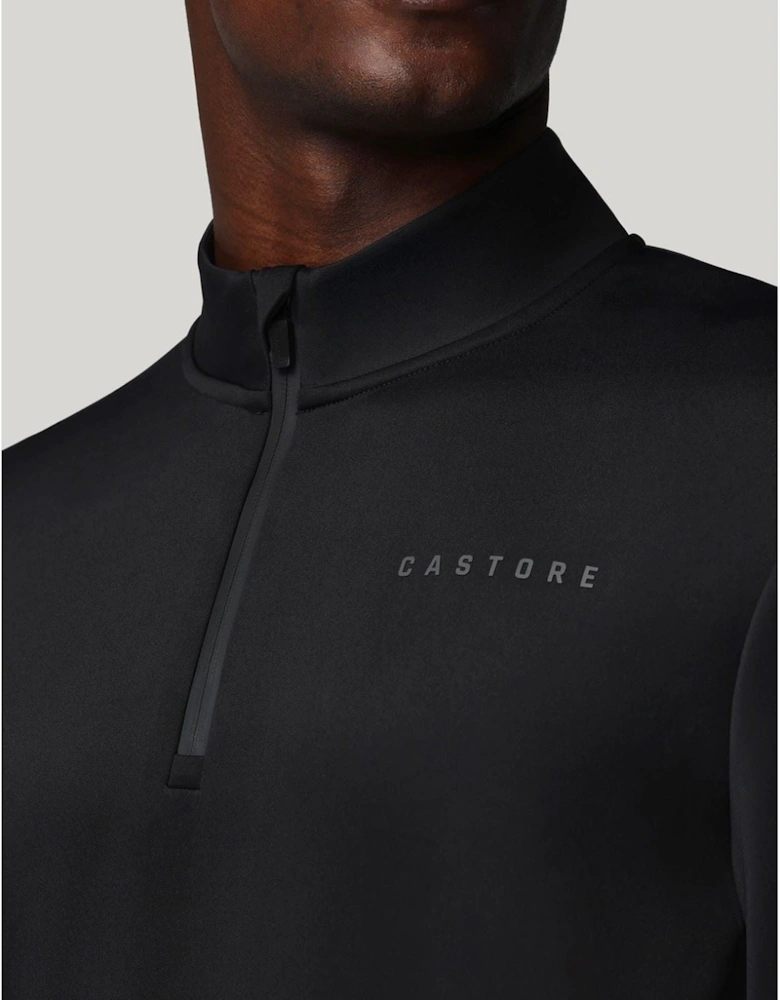 Flex 1/4 Zip Men's Black Sweatshirt