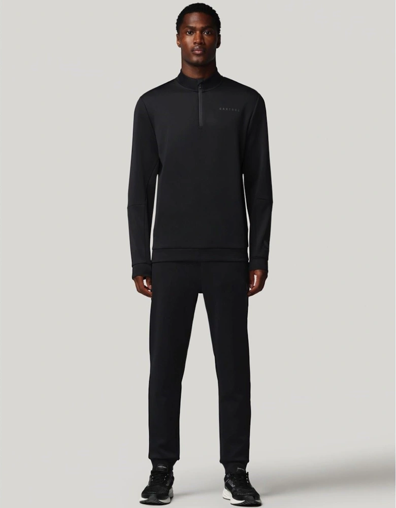 Flex 1/4 Zip Men's Black Sweatshirt