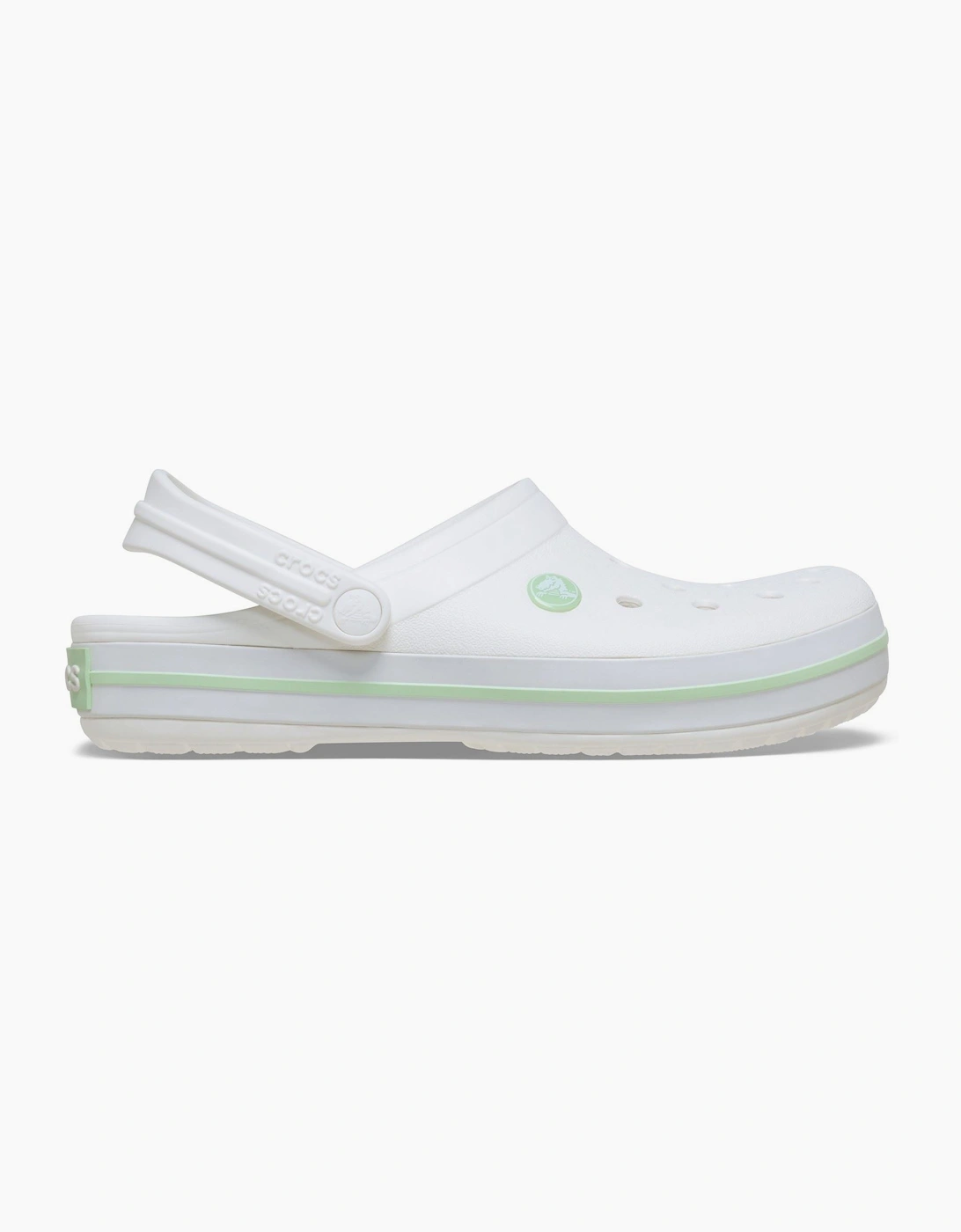 Crocband EVA Women's White/Serene Green Clogs