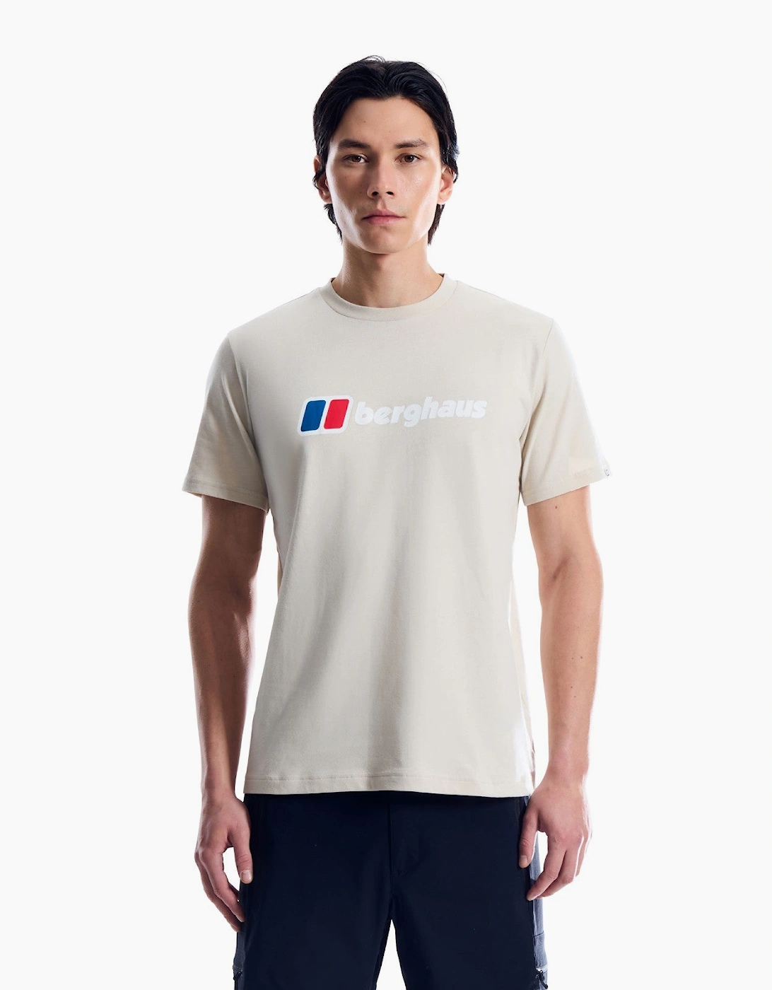 Berghaus Men's Cream Class Logo Short Sleeve T-Shirt  42 Xl