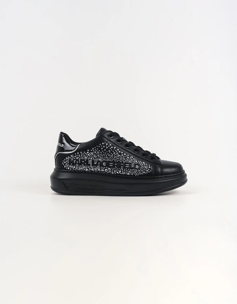 Kapri Konstellation Leather Women's Black/Silver Trainers