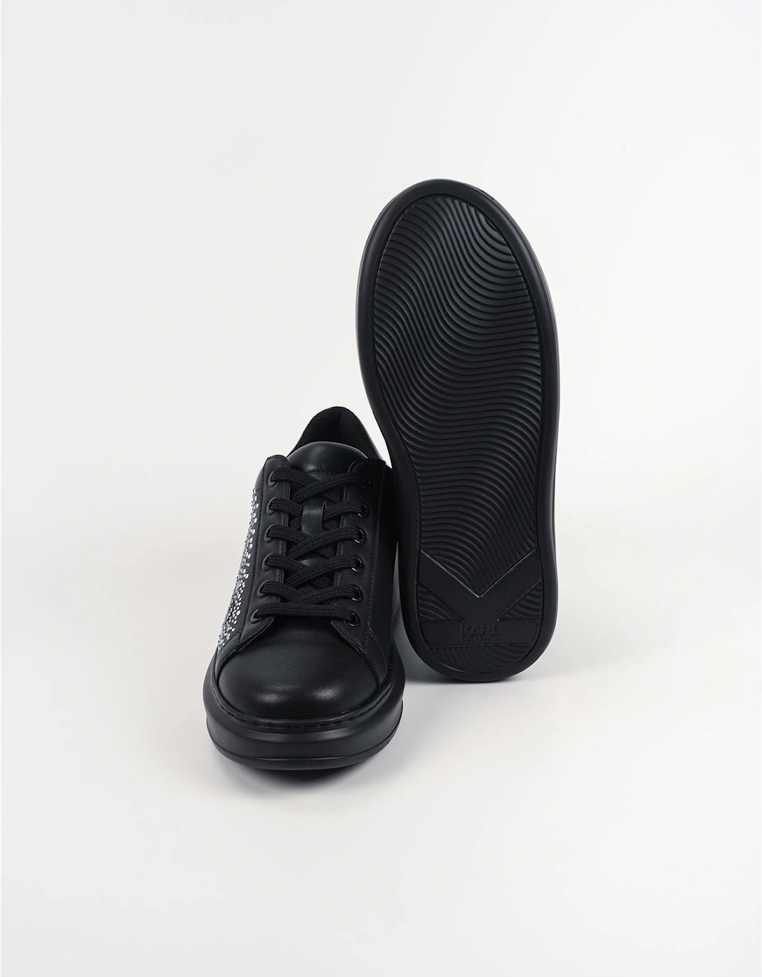 Kapri Konstellation Leather Women's Black/Silver Trainers