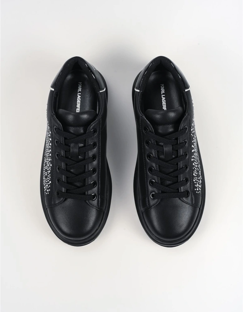 Kapri Konstellation Leather Women's Black/Silver Trainers