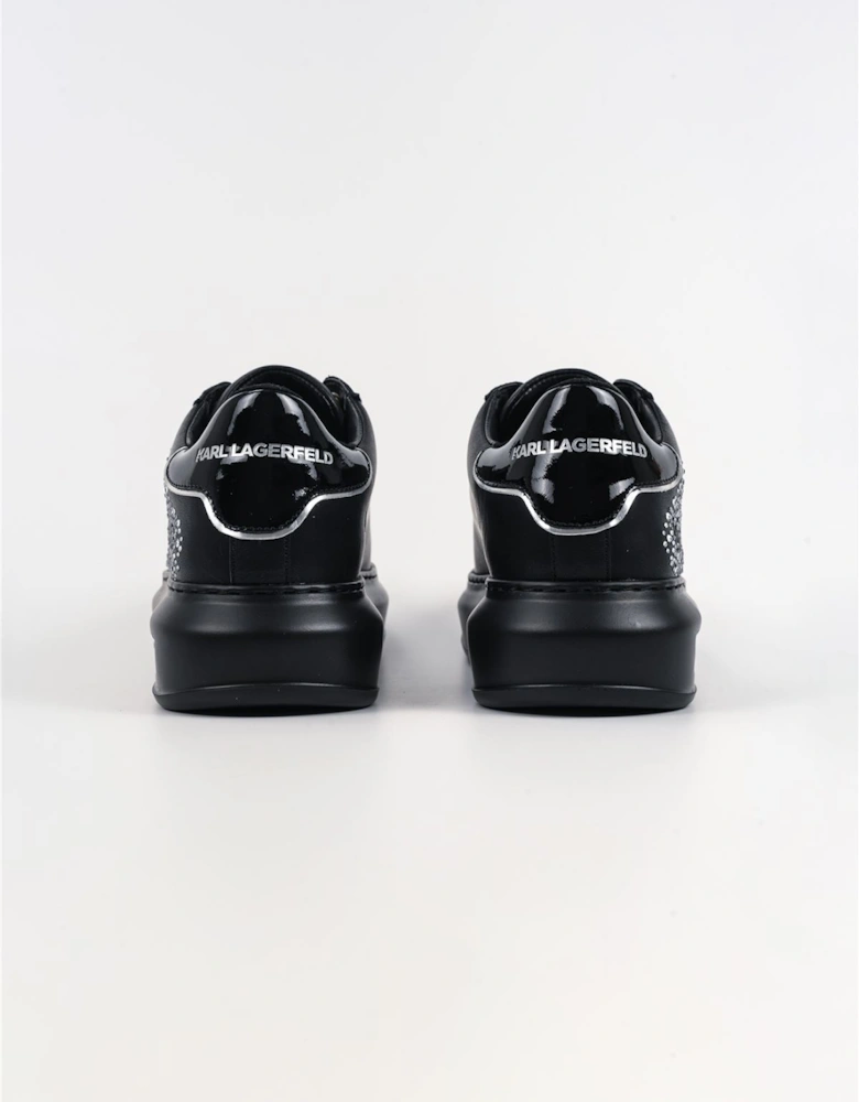 Kapri Konstellation Leather Women's Black/Silver Trainers