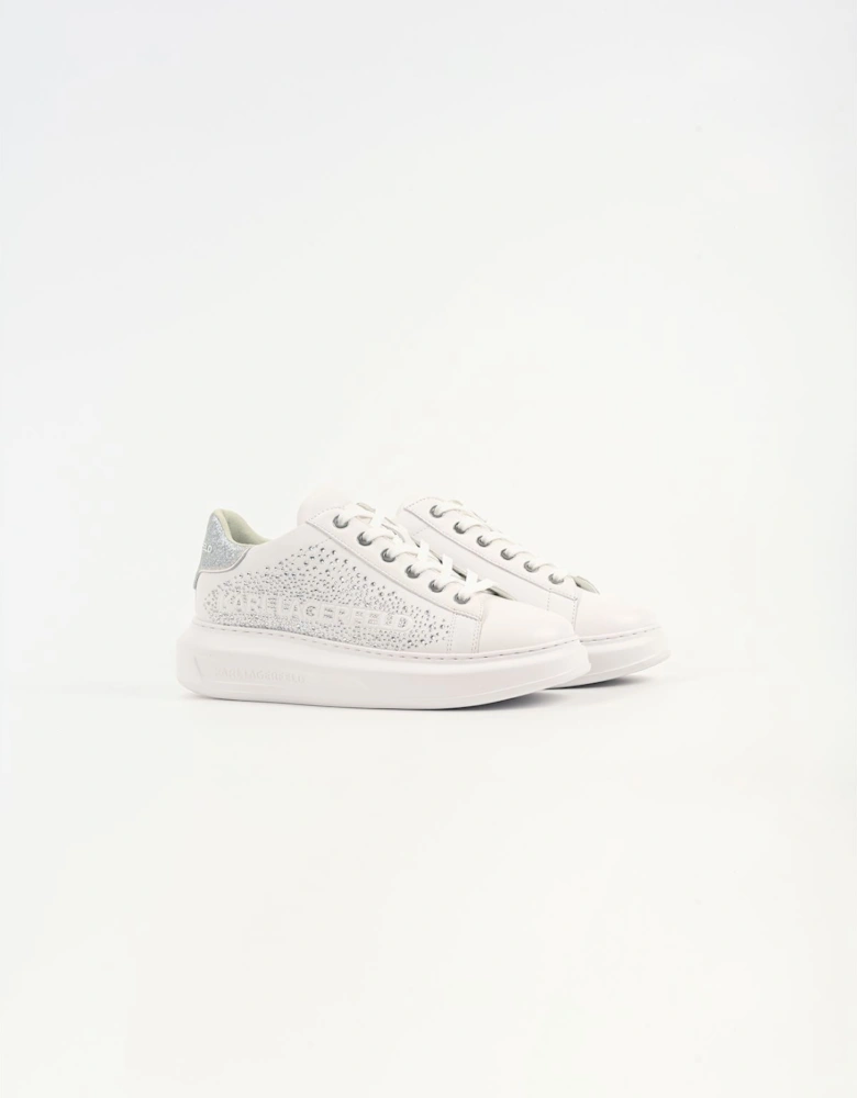 Kapri Konstellation Leather Women's White/Silver Trainers