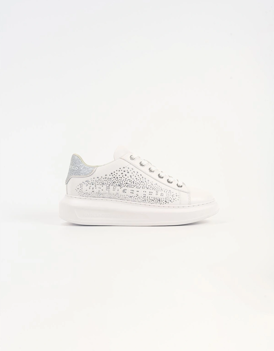 Kapri Konstellation Leather Women's White/Silver Trainers