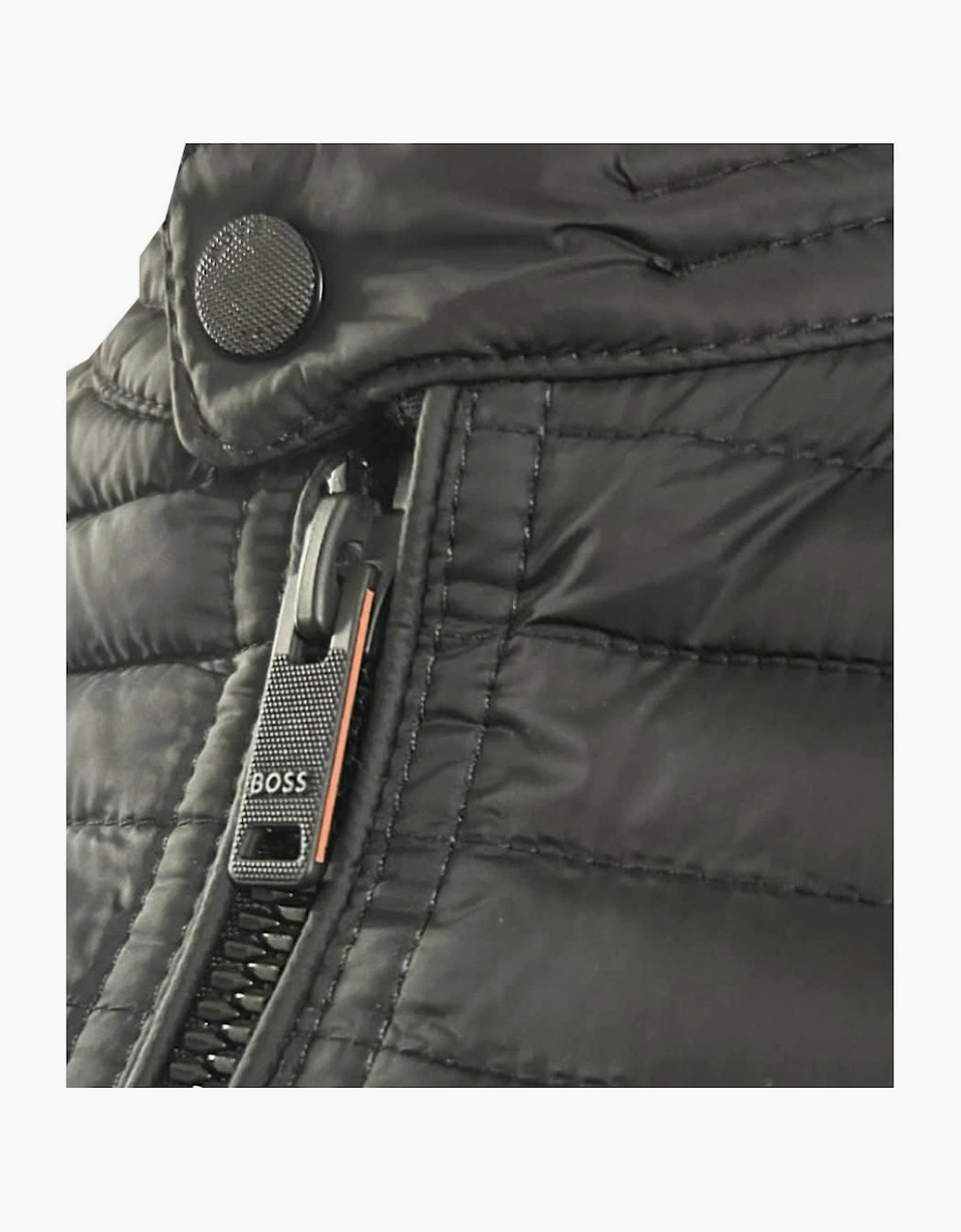 Men's Black Owand Zip Puffer Jacket