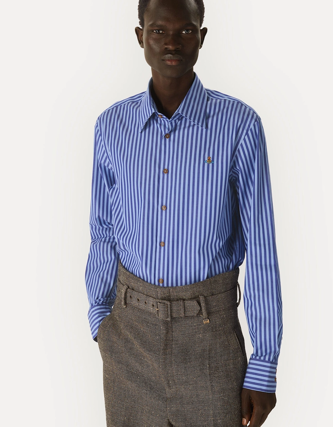 Belted Cigar Trousers Brown