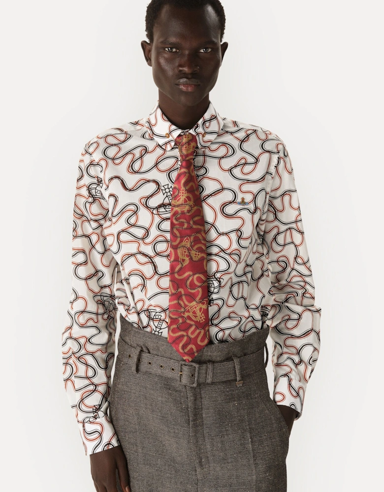 WIGGLE PRINT 2 BUTTON KRALL SHIRT