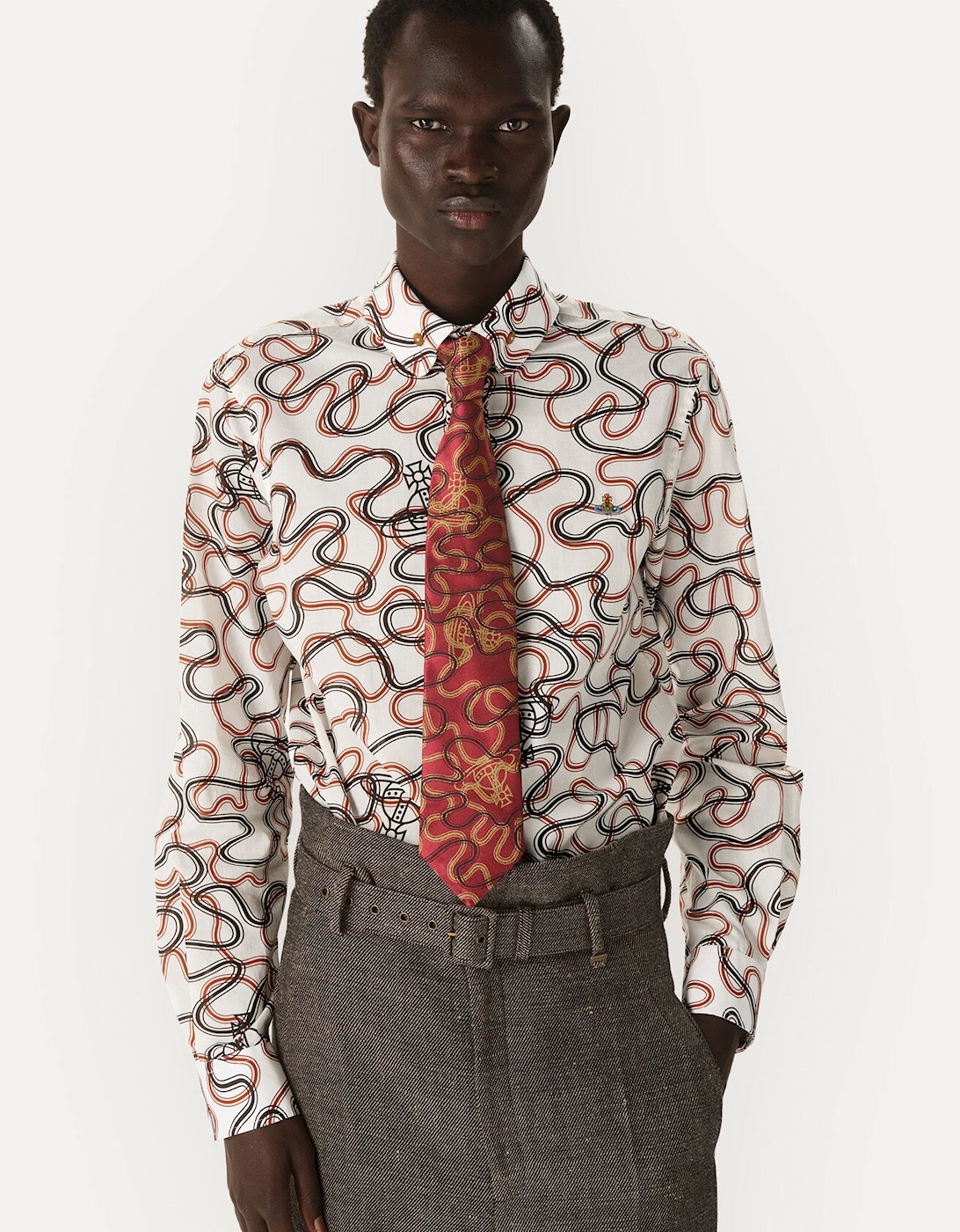 WIGGLE PRINT 2 BUTTON KRALL SHIRT