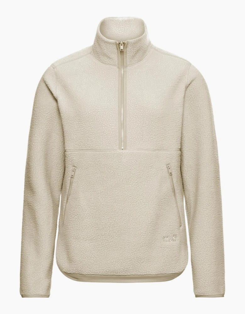 Womens Lite Curl Half Zip Fleece