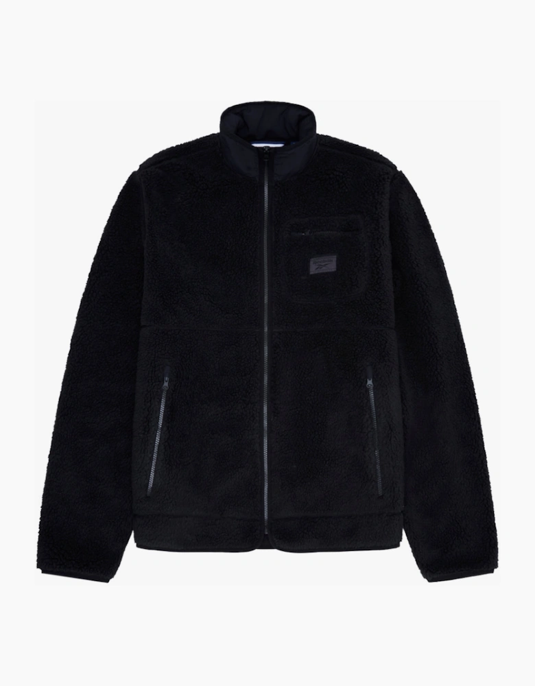 RB1522 SHERPA JACKET - Black