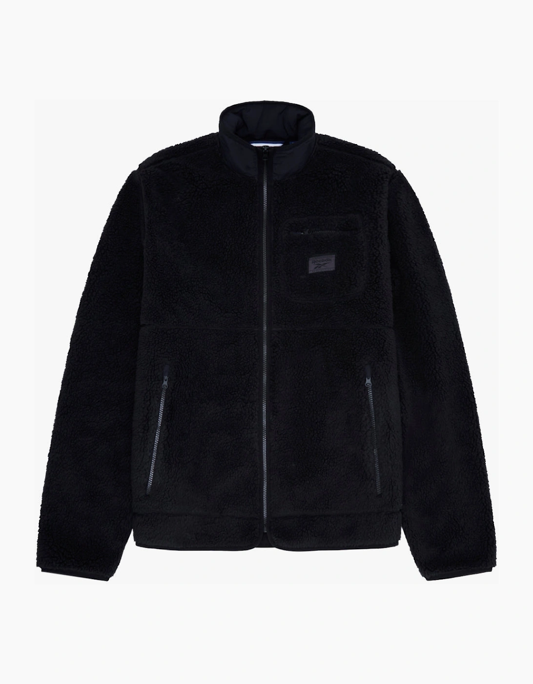 Reebok Men's Black Rb1522 Sherpa Jacket - Size: 38/Regular