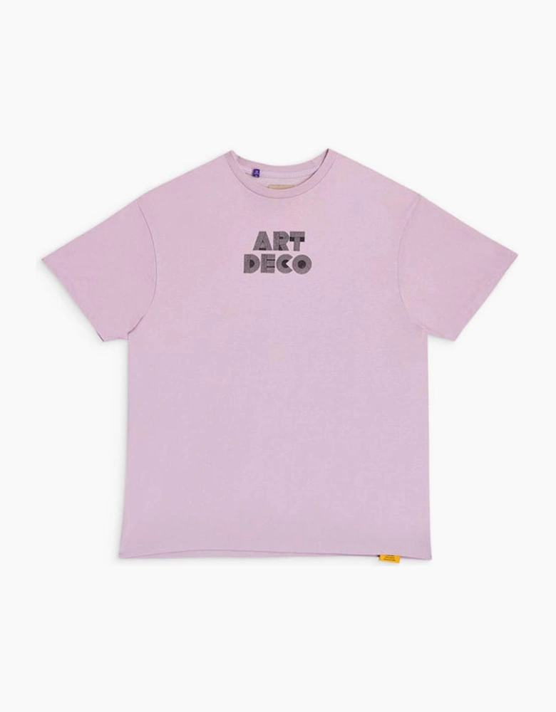 Art Deco T-Shirt in Lavender