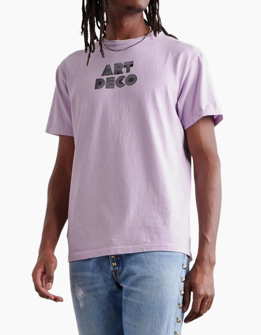 Art Deco T-Shirt in Lavender