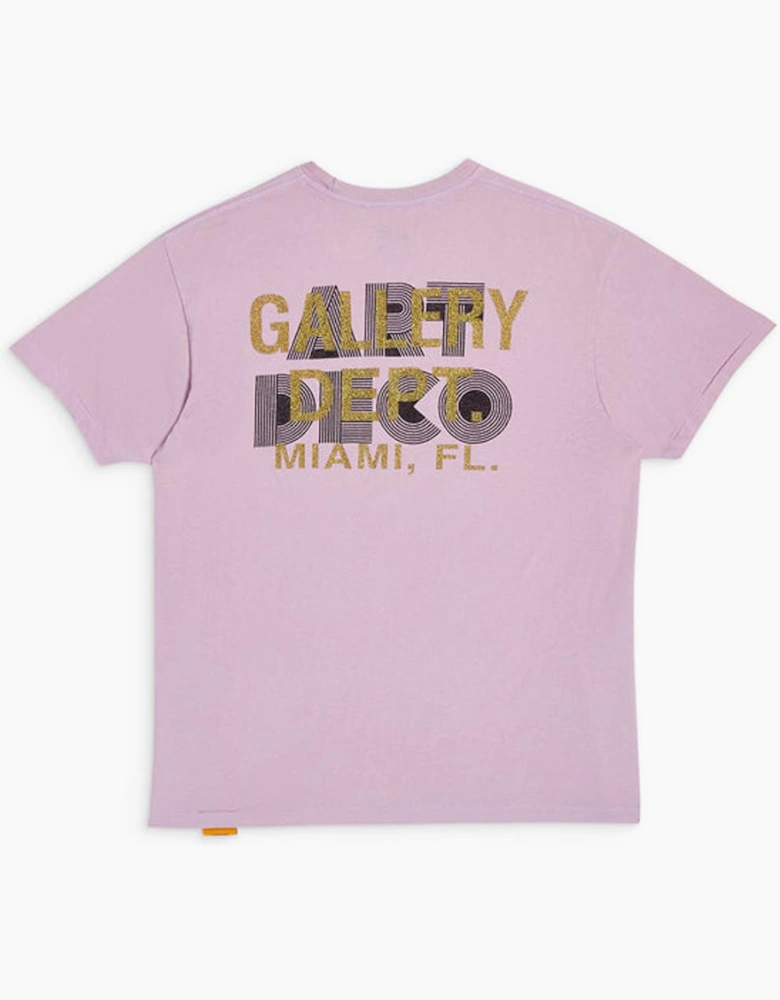 Art Deco T-Shirt in Lavender