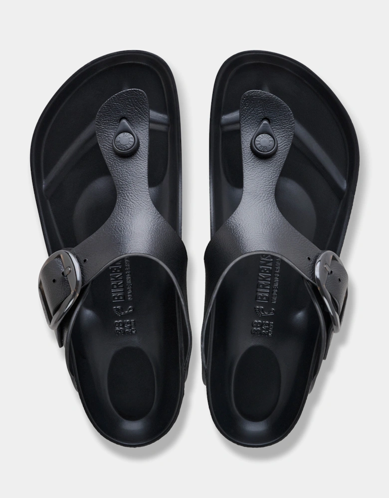 Big Buckle EVA Womens Sandals - Black