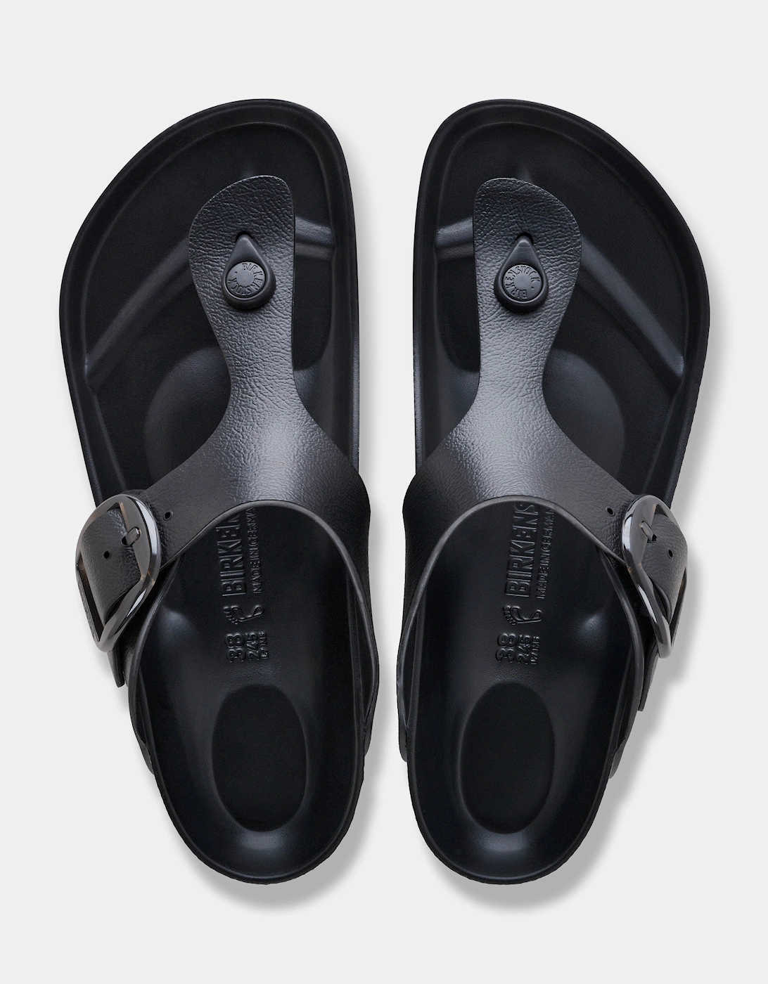 Big Buckle EVA Womens Sandals - Black