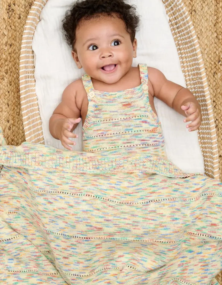 Merry - Space Dye Knitted Baby Blanket