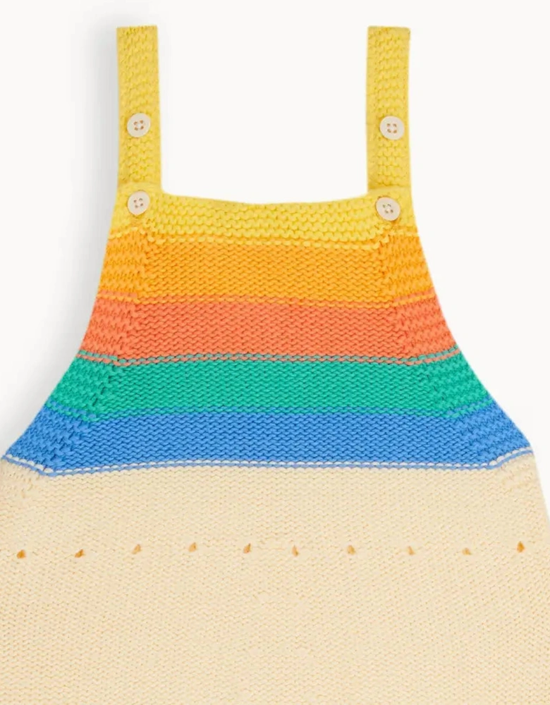Bubble - Rainbow Stripe Knit Romper