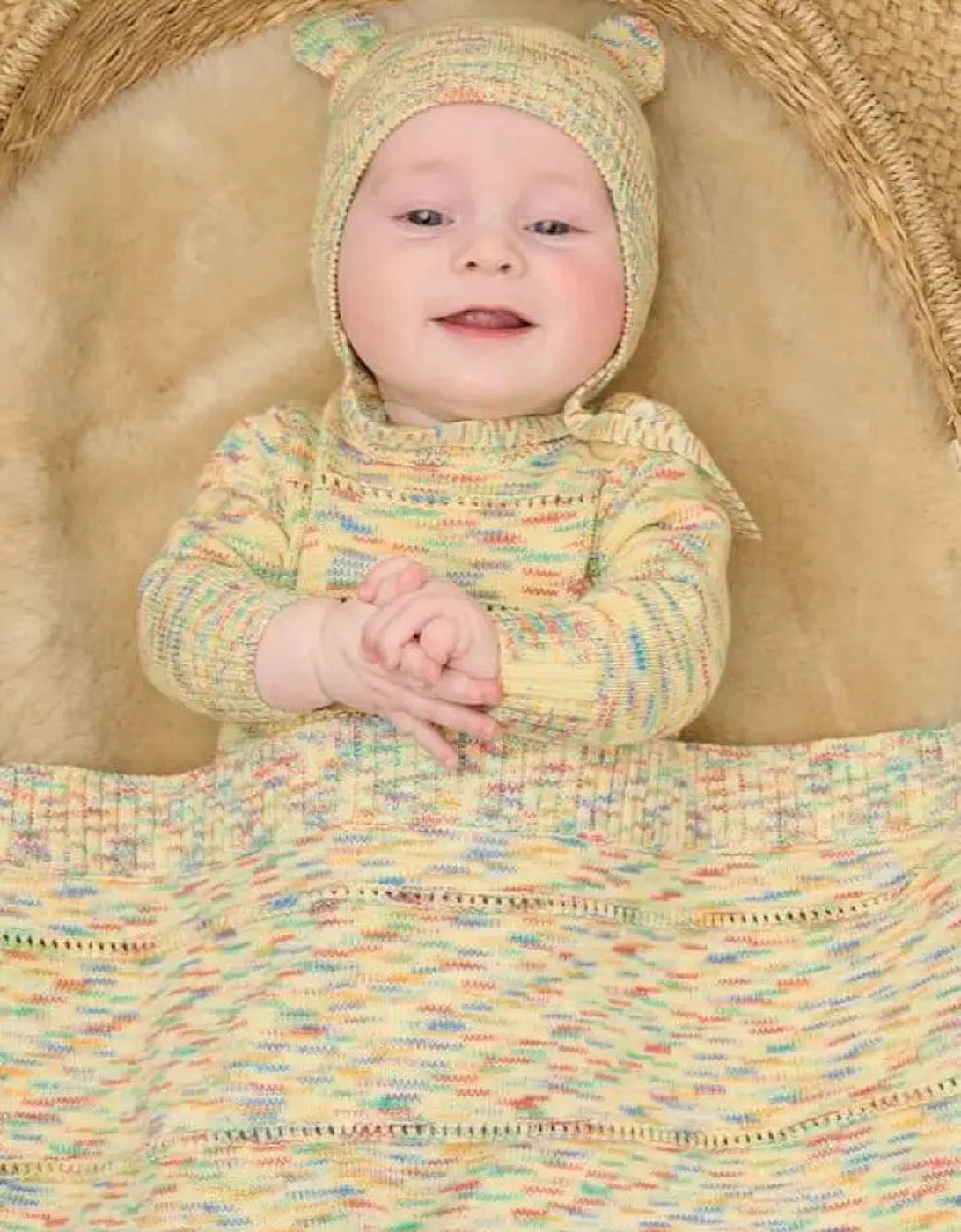 Mystic - Space Dye Knitted Baby Onesie