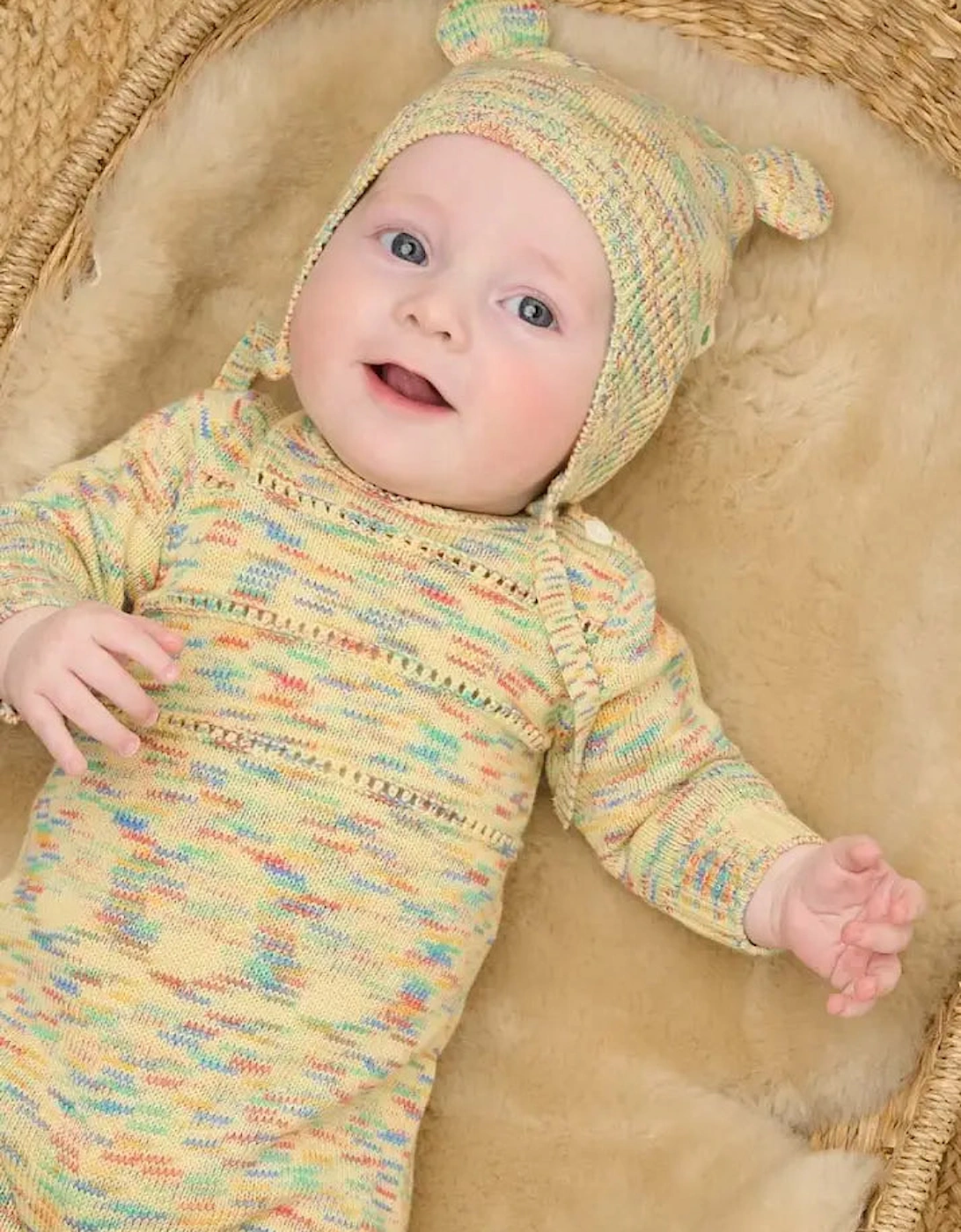 Mystic - Space Dye Knitted Baby Onesie