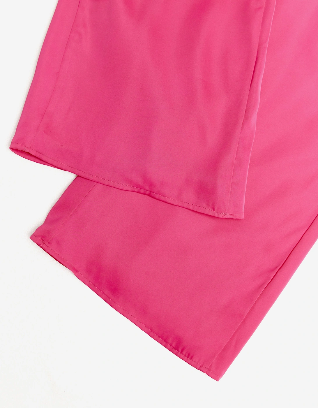 BCBGMAXAZRIA Girls Asymmetric Shoulder Jumpsuit with 3D Tulle Flower in Pink