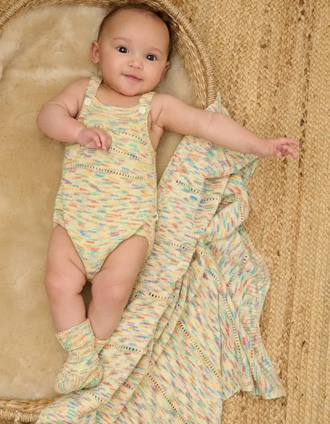 Magic - Space Dye Knitted Bubble Romper